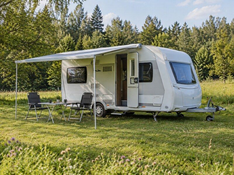 Miesta pre karavany v Autokempe Rudava